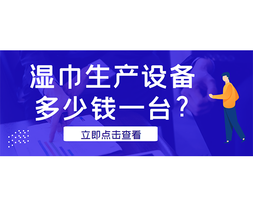 濕巾生產設備多少錢一臺？廠家發貨免費試機！