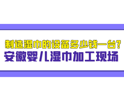 制造濕巾的設備多少錢一臺？安徽嬰兒濕巾加工現場