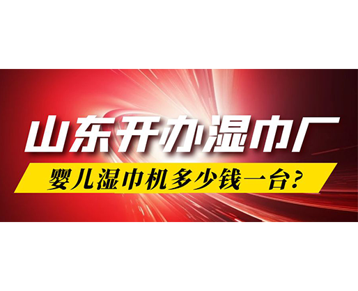 山東開辦濕巾廠，嬰兒濕巾機(jī)多少錢一臺(tái)?